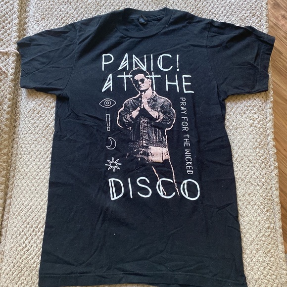 Black Panic at the disco merchandise, never worn, - Picture 1 of 2